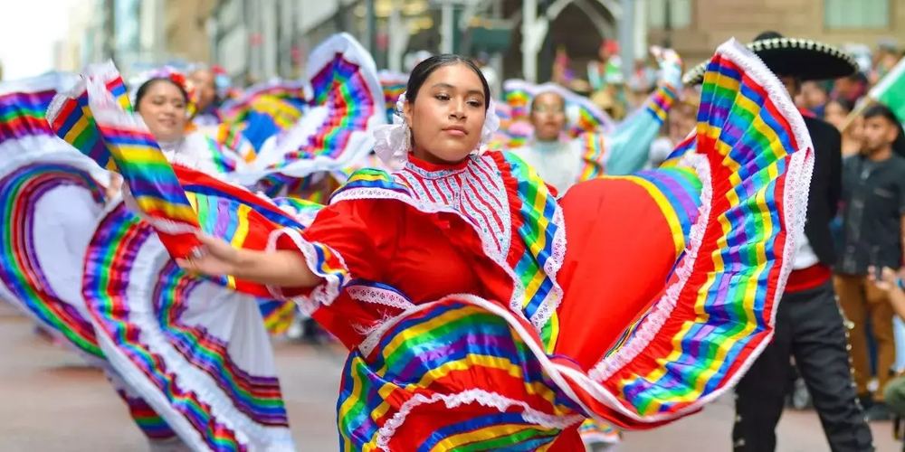 Bailarina folclórica mexicana